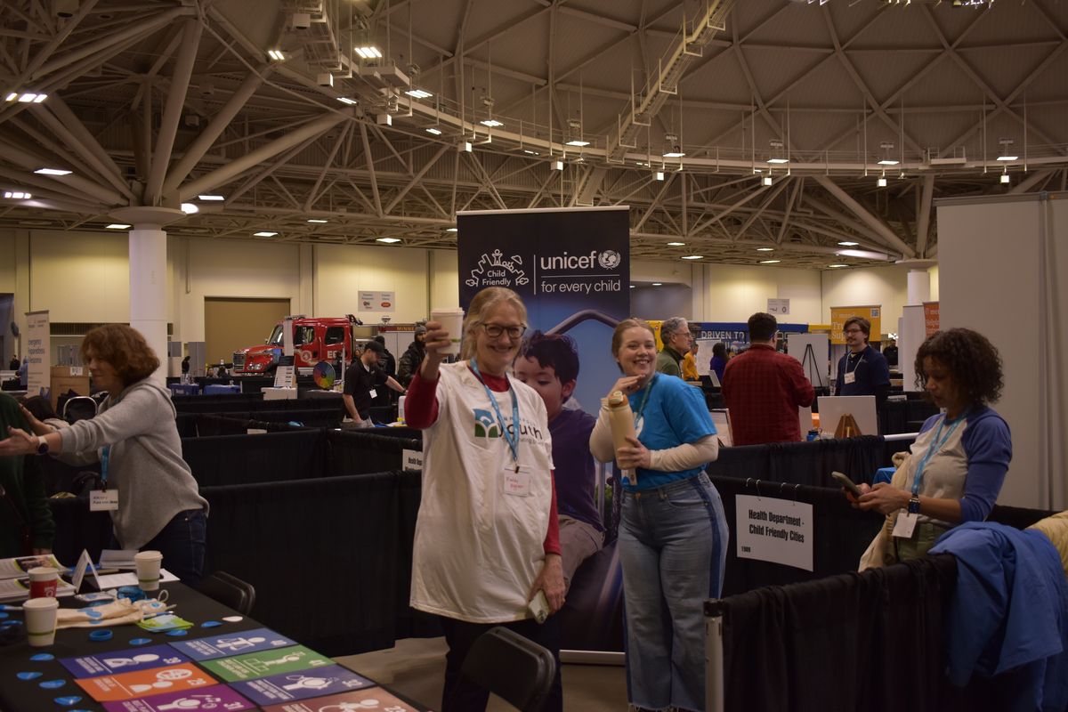 YCB table at a community resource fair